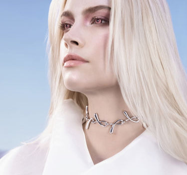 雫チェーンネックレス – シルバー