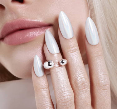 アシンメトリー トルクリング – シルバー