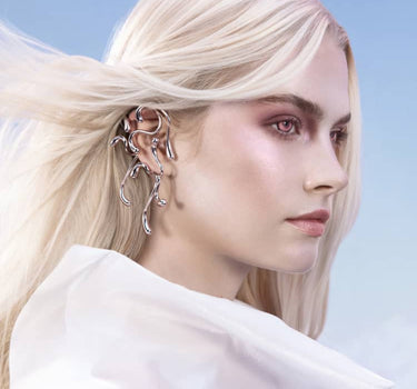 フルイヤー マルチ雫イヤーカフ – シルバー