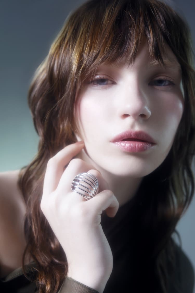 シルバーコイルリング