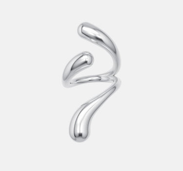 3雫リング – シルバー